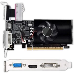 SZMZ GT610 Computer Graphics Card, 2GB DDR3 64bit PCI Express X16‎ Gaming